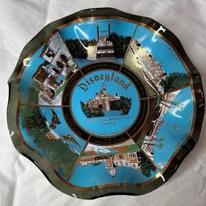 vintage Disneyland decorative dish Sleeping Beauty’s Castle
